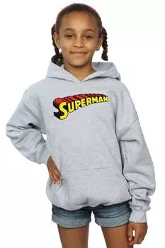 Толстовка с капюшоном Superman Telescope Loco DC Comics, серый