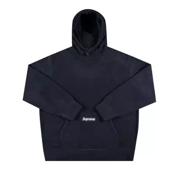 Толстовка с капюшоном Supreme Polartec, темно-синяя
