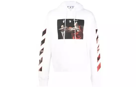 Толстовка с капюшоном «Святой Иероним» от Caravaggio Off-White, белый