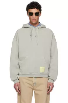 Толстовка с капюшоном Taupe Patch Washed Axel Arigato