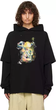 Толстовка с капюшоном Teddy Bear We11done, черный