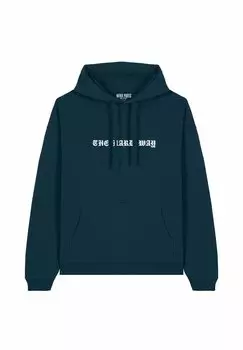 Толстовка с капюшоном THE HARD WAY EMBROIDERY UNISEX - Sweatshirt Mira Paris, металлик синий