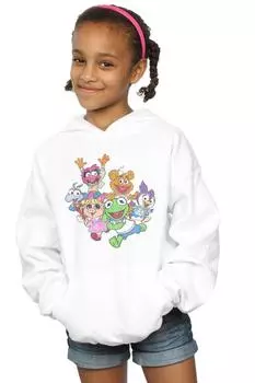 Толстовка с капюшоном The Muppets Muppet Babies Color Group Disney, белый