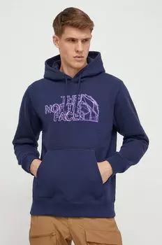 Толстовка с капюшоном The North Face, темно-синий