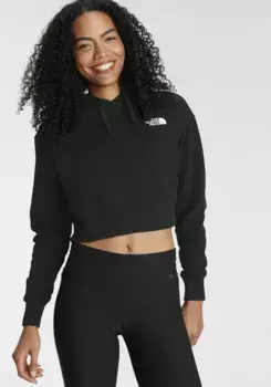Толстовка с капюшоном The North Face "W TREND CROP HOODIE - EU", черный