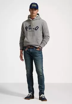 Толстовка с капюшоном THE RL FLEECE LOGO HOODIE Ralph Lauren, темно-серый