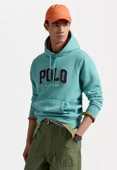 Толстовка с капюшоном THE RL FLEECE LOGO HOODIE Polo Ralph Lauren, бирюзовый