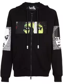 Толстовка с капюшоном 'They're Here' Haculla, черный