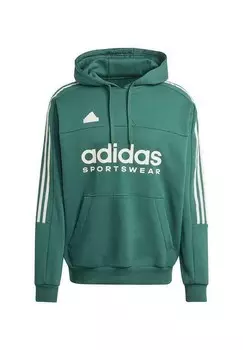 Толстовка с капюшоном TIRO adidas Performance, зеленый