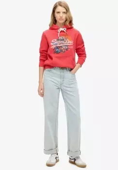 Толстовка с капюшоном TOKYO VINTAGE LOGO GRAPHIC Superdry, красный
