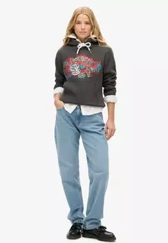 Толстовка с капюшоном TOKYO VINTAGE LOGO GRAPHIC Superdry, черный