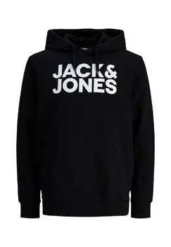 Толстовка с капюшоном / толстовка с капюшоном Jack & Jones, черный