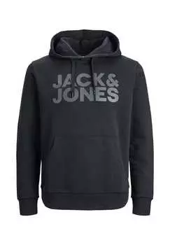 Толстовка с капюшоном / толстовка с капюшоном Jack & Jones, серый