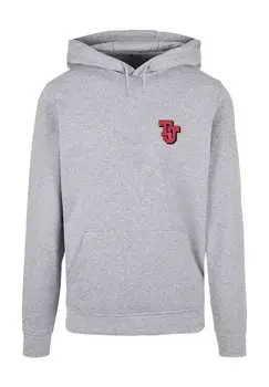 Толстовка с капюшоном TOM AND JERRY COLLEGIATE LOGO ABSOLUTE CULT, светло-серый