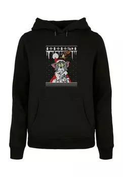 Толстовка с капюшоном TOM AND JERRY FAIR ISLE ABSOLUTE CULT, черный
