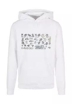 Толстовка с капюшоном TOM AND JERRY-JERRY CARTOON DEPT BASIC HOODY ABSOLUTE CULT, белый