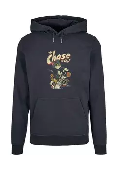 Толстовка с капюшоном TOM AND JERRY THE CHASE IS ON ABSOLUTE CULT, темно-синий