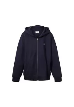 Толстовка с капюшоном Tom Tailor, цвет Sky Captain Blue