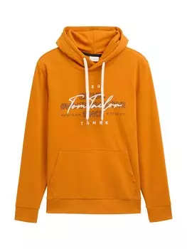 Толстовка с капюшоном TOM TAILOR Sweatshirt, оранжевый