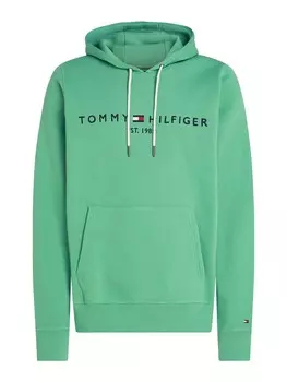 Толстовка с капюшоном TOMMY HILFIGER Regular fit Sweatshirt, мятный