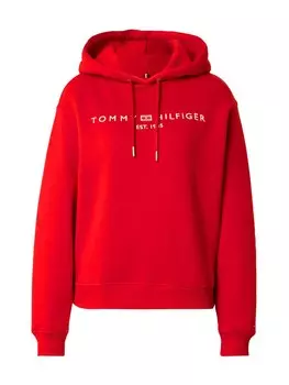 Толстовка с капюшоном TOMMY HILFIGER Sweatshirt, красный