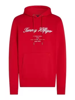 Толстовка с капюшоном TOMMY HILFIGER Sweatshirt, красный