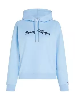 Толстовка с капюшоном TOMMY HILFIGER Sweatshirt, светло-синий