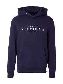 Толстовка с капюшоном TOMMY HILFIGER Sweatshirt, темно-синий