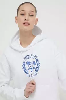 Толстовка с капюшоном Tommy Jeans, белый