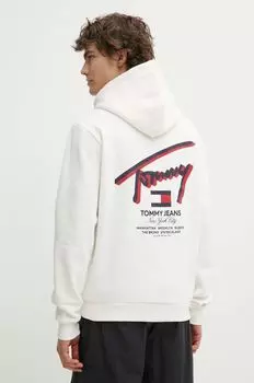 Толстовка с капюшоном Tommy Jeans, бежевый