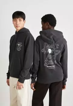 Толстовка с капюшоном Tommy Jeans, черный