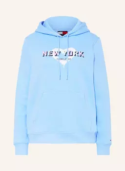 Толстовка с капюшоном Tommy Jeans, голубой