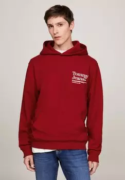 Толстовка с капюшоном Tommy Jeans, красный