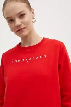 Толстовка с капюшоном Tommy Jeans, красный