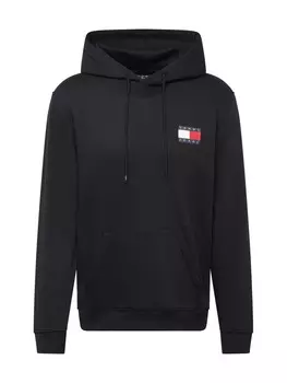 Толстовка с капюшоном Tommy Jeans Sweatshirt ESSENTIAL, черный
