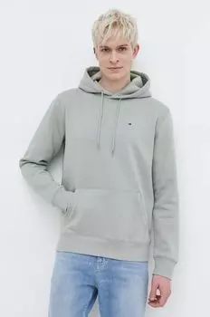 Толстовка с капюшоном Tommy Jeans, зеленый
