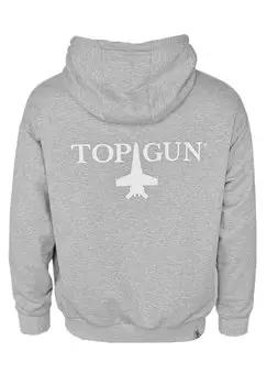 Толстовка с капюшоном TOP GUN, серый