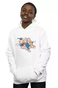 Толстовка с капюшоном «Три поросенка» Disney, белый