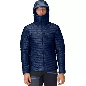 Толстовка с капюшоном Trollveggen superlight down800 Norrona, индиго