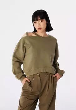 Толстовка с капюшоном Twist, зеленый