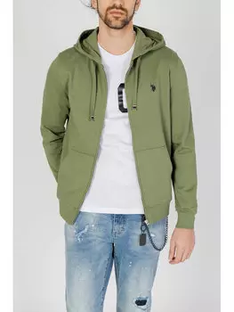 Толстовка с капюшоном U.S. Polo Assn., зеленый