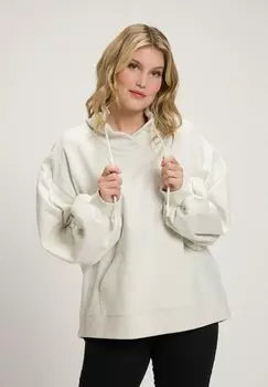 Толстовка с капюшоном Ulla Popken, белый