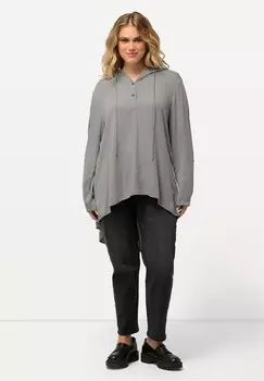 Толстовка с капюшоном Ulla Popken, серый
