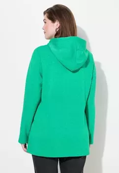 Толстовка с капюшоном Ulla Popken, темно-зеленый