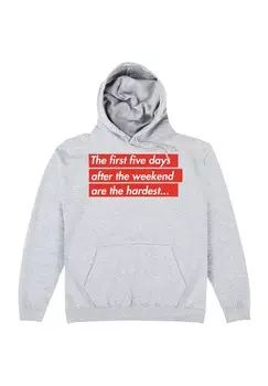 Толстовка с капюшоном UNATHLETIC Henry Tiger, цвет Mottled Light Grey