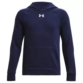 Толстовка с капюшоном Under Armour Kid's Rival Fleece, цвет Midnight Navy