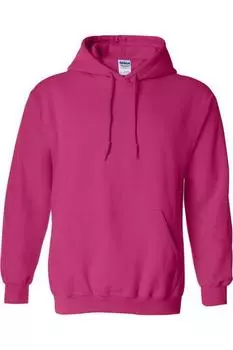 Толстовка с капюшоном унисекс для взрослых Gildan Heavy Blend, цвет heliconia