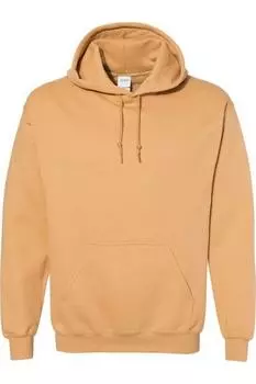 Толстовка с капюшоном унисекс для взрослых Gildan Heavy Blend, цвет old gold