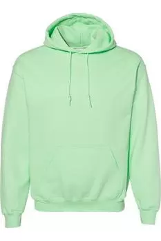 Толстовка с капюшоном унисекс для взрослых Gildan Heavy Blend, мятно-зеленый