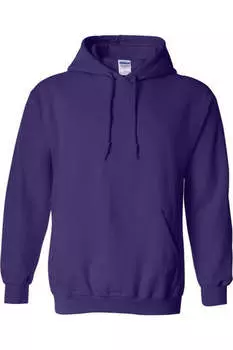 Толстовка с капюшоном унисекс для взрослых Gildan Heavy Blend, фиолетовый